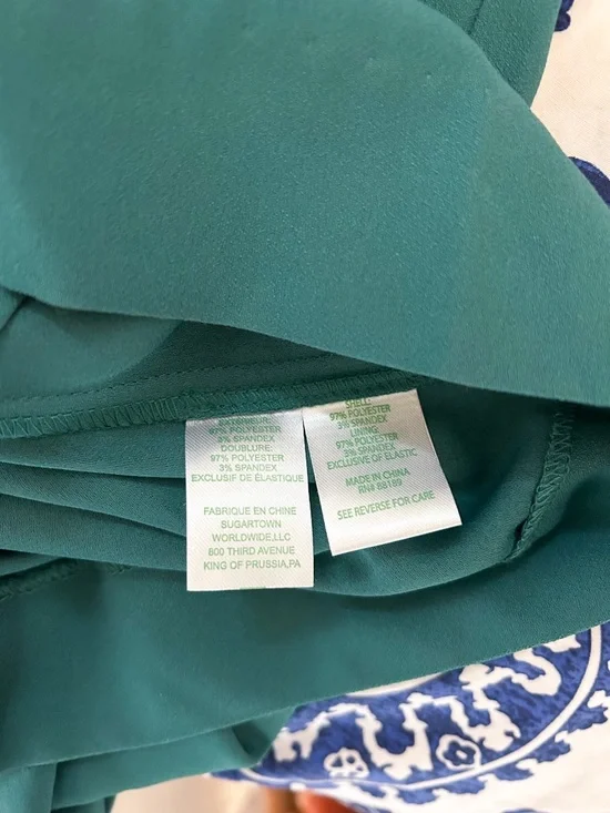 Lilly Pulitzer Teal Bow-Front Kavia Jumpsuit - Picture 7 of 10